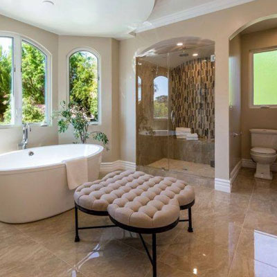 Pristing Shower Clean restores, pritects, and removes stubborn lime scale and S scum